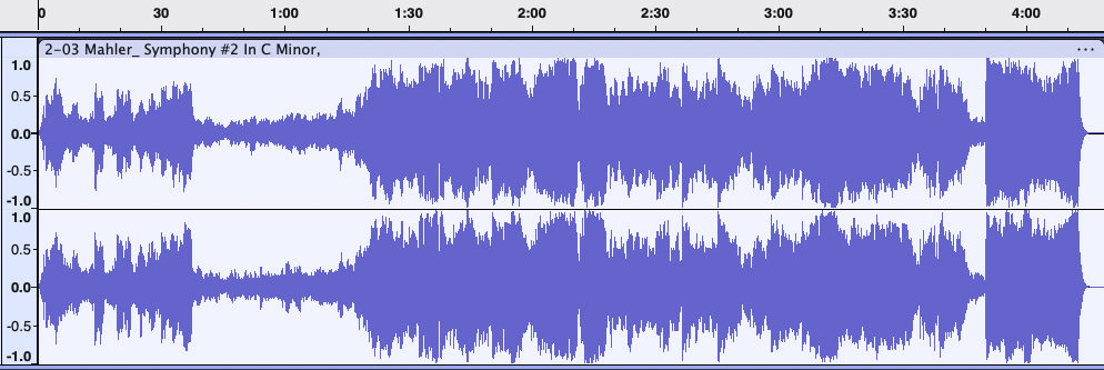 マーラー「復活」波形:ワルター盤(1958年)