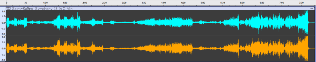オーマンディ盤 波形