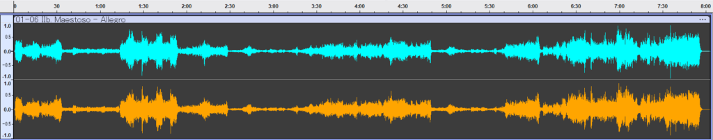 スターン盤(ハイレゾ) 波形