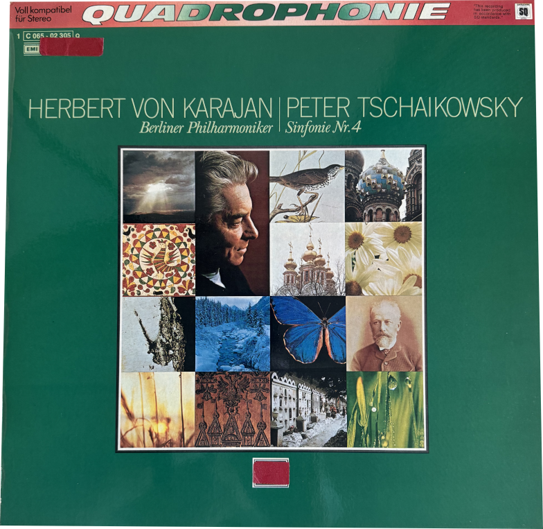 Karajan Tchaikovsky Berlin Philharmonic – Symphony No. 4 独EMI 1972 (Vinyl : 192kHz 24bit) Cover