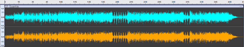 SPARKLE RACD-4 (CD : 44.1kHz 16bit) waveform