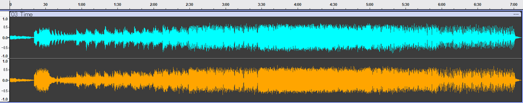 The Dark Side of The Moon JP TOCP-7776 Time waveform
